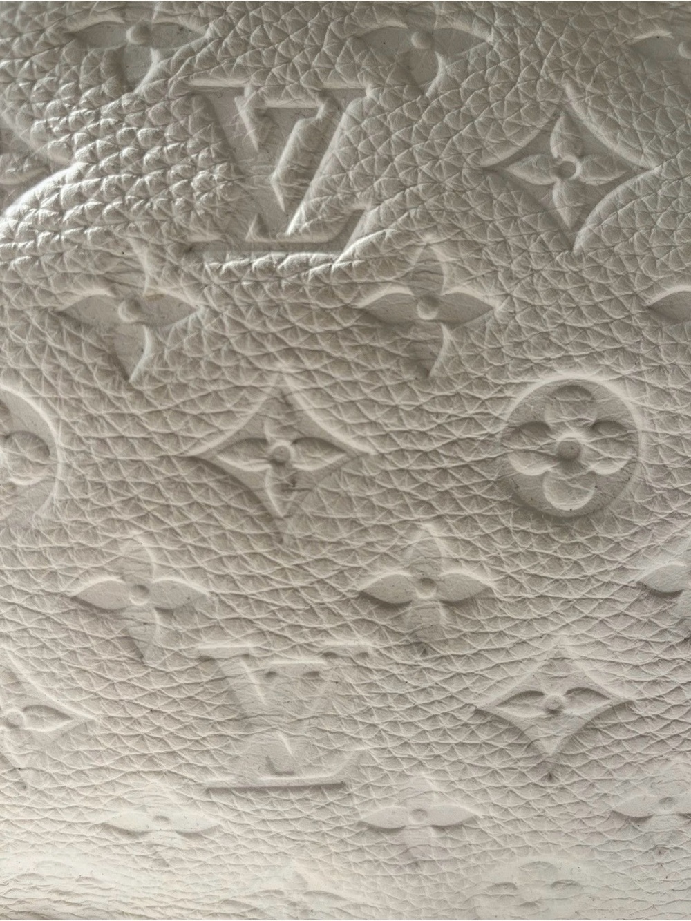 Louis Vuitton Cream Embossed Monogram Backpack - Picture 4 of 10